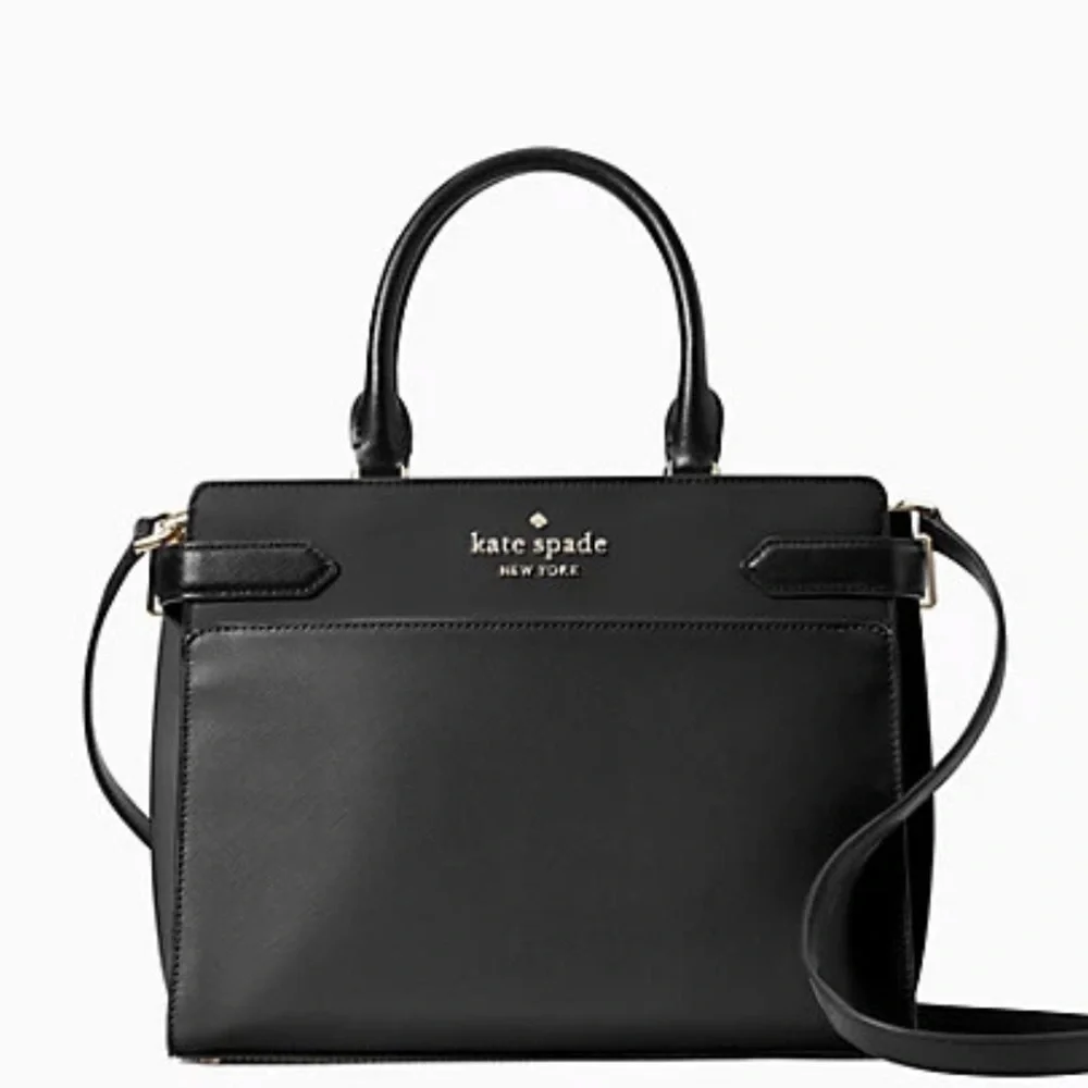 Kate Spade Staci Medium Satchel Black